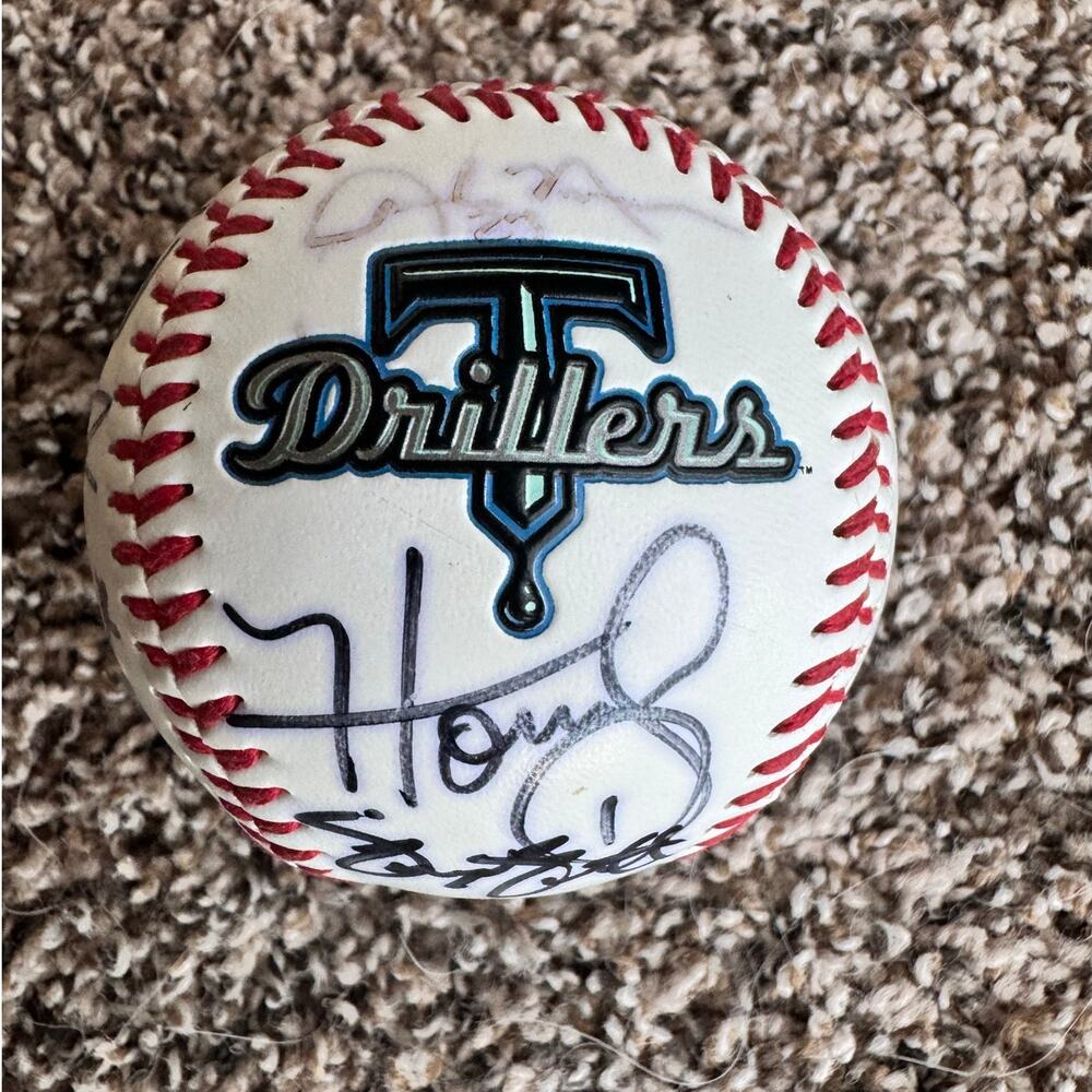 Tulsa Drillers Signed Baseball Autographed Minor League Souvenir Ball